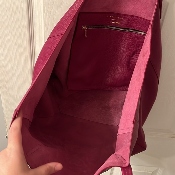 Kurt Geiger Violet Leather Tote - Picture 5 of 5